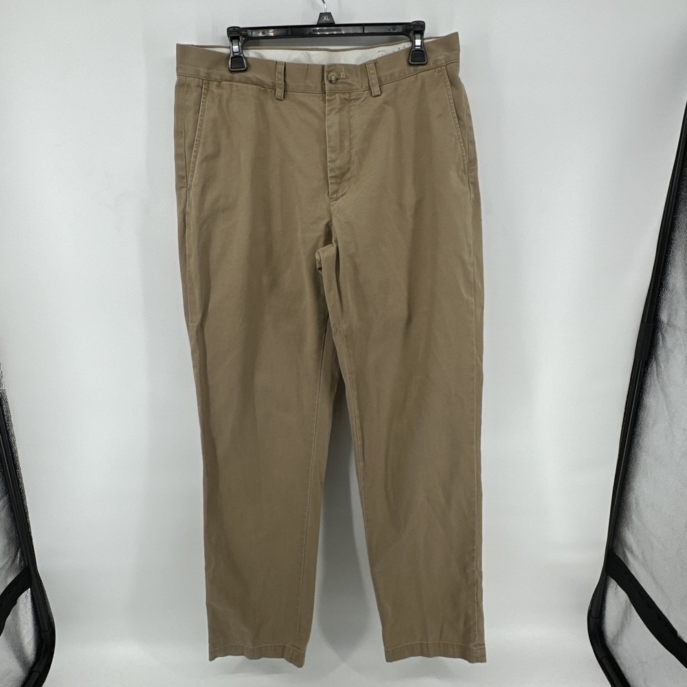 Polo Ralph Lauren Classic Fit Chino Pants Men's 34x34 Khaki 100% Cotton